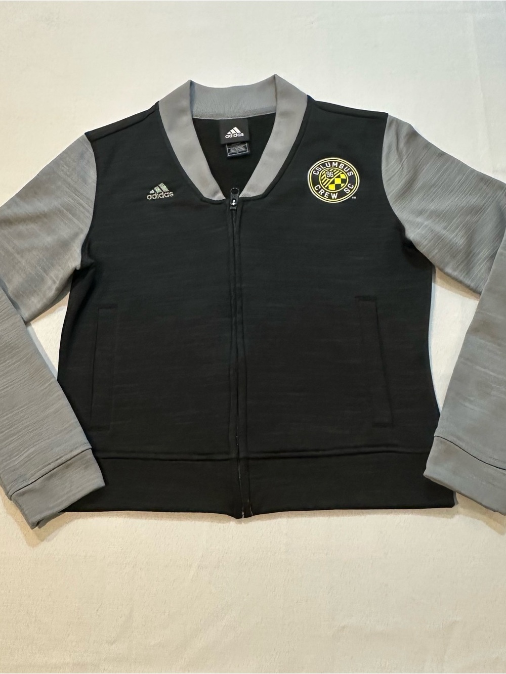 Adidas Women’s Columbus Crew SC Rhinestone Logo Zip Jacket Small
